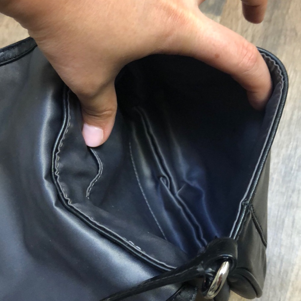 COACH Black Leather Crossbody Bag - Picture 8 of 8